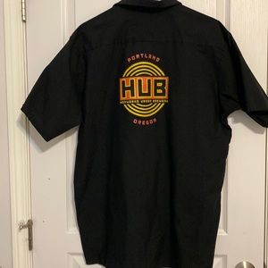 Red Kap work shirt - HUB brewery shirt